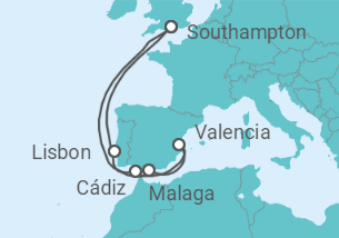 12 Night Mediterranean Cruise On Queen Victoria Departing From Southampton itinerary map