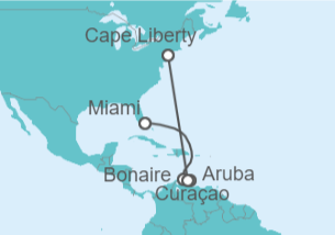 10 Night Caribbean Cruise On Celebrity Silhouette Departing From Fort Lauderdale itinerary map