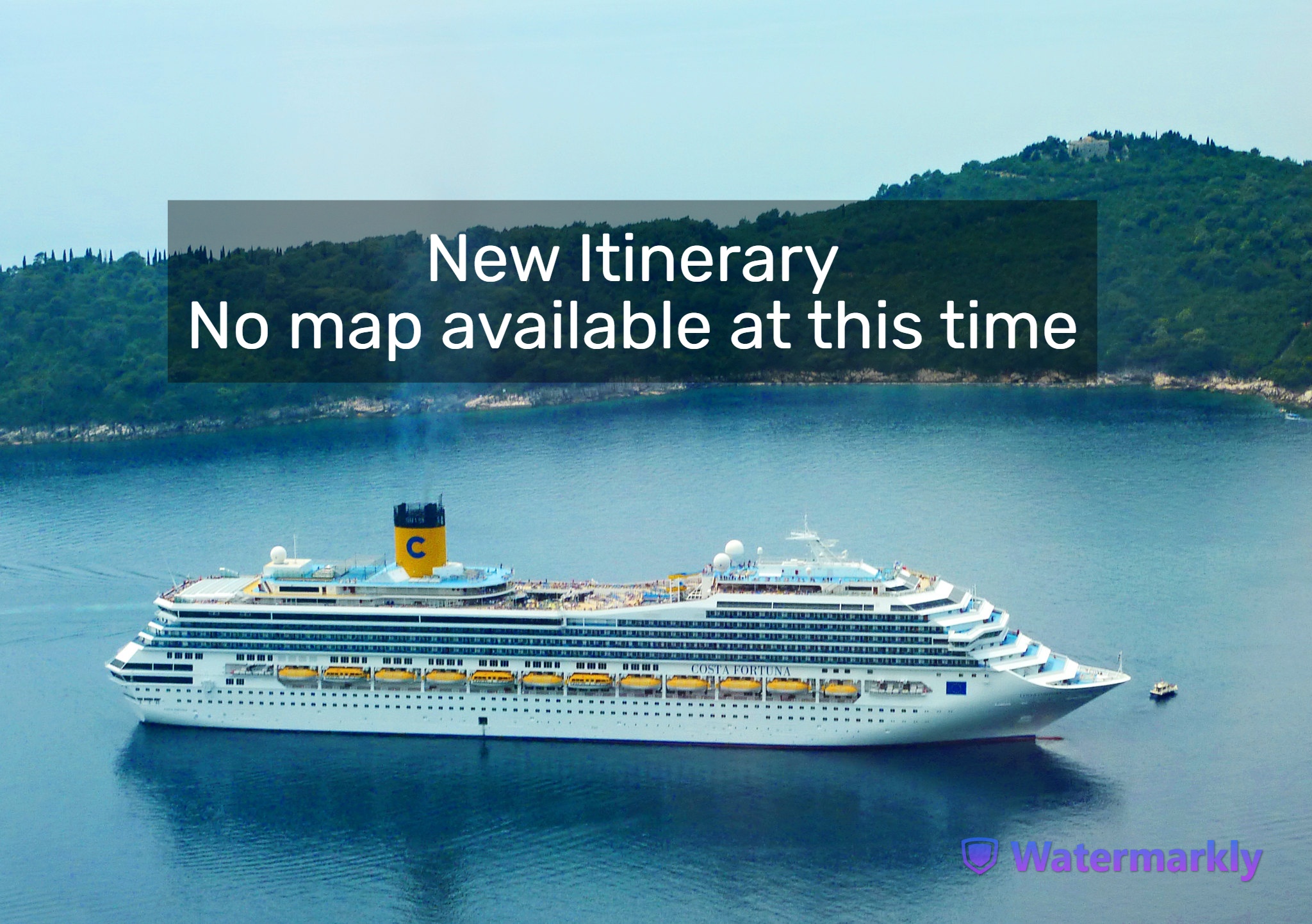 11 Night Mediterranean Cruise On Costa Fortuna Departing From Istanbul itinerary map