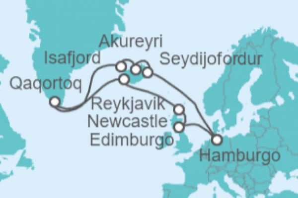 22 Night Northern Europe Cruise On Costa Favolosa Departing From Hamburg