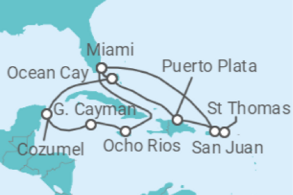 14 Night Caribbean Cruise On MSC Seashore Departing From Miami