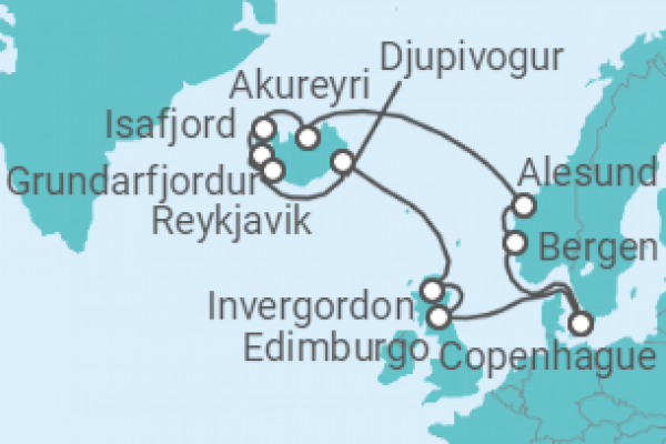 14 Night Iceland Cruise On Nieuw Statendam Departing From Copenhagen