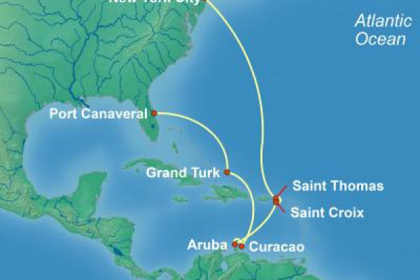 12 Night Caribbean Cruise On Carnival Venezia Departing From New York