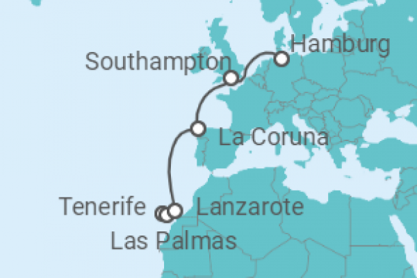 9 Night Repositioning Cruise On MSC Bellissima Departing From Santa Cruz (Tenerife)