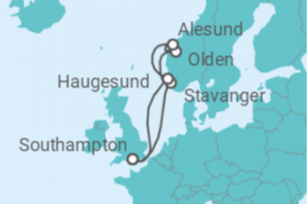 7 Night Norwegian Fjords Cruise On Iona Departing From Southampton