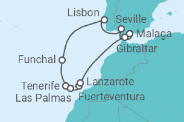 11 Night Canary Islands Cruise On Norwegian Sun Departing From Santa Cruz (Tenerife)
