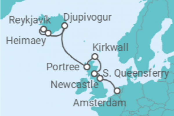 10 Night British Isles Cruise On Nieuw Statendam Departing From Reykjavik