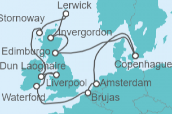 14 Night British Isles Cruise On Nieuw Statendam Departing From Copenhagen