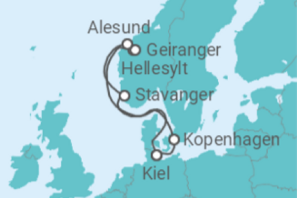 7 Night Norwegian Fjords Cruise On Costa Diadema Departing From Kiel
