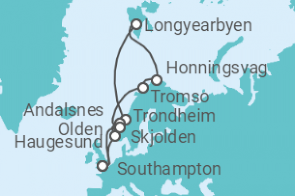 16 Night Norwegian Fjords Cruise On Island Princess Departing From Southampton