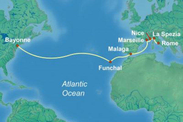 15 Night Transatlantic Cruise On Enchantment of the Seas Departing From Cape Liberty