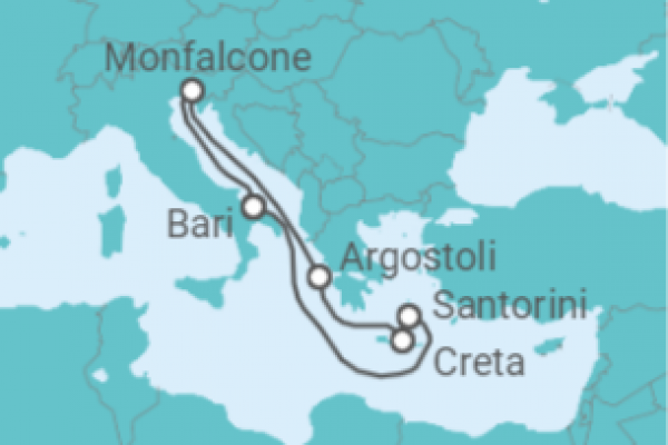 7 Night Greek Islands Cruise On MSC Opera Departing From Monfalcone