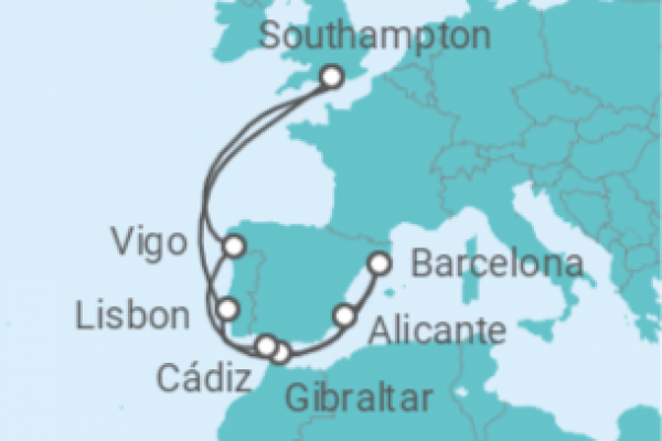 14 Night Mediterranean Cruise On Iona Departing From Southampton