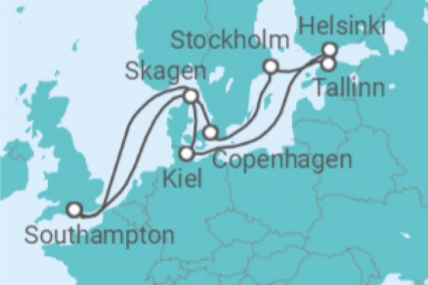 14 Night Baltic Sea Cruise On Britannia Departing From Southampton