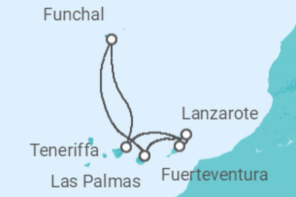 7 Night Canary Islands Cruise On AIDAcosma Departing From Las Palmas Gran Canaria