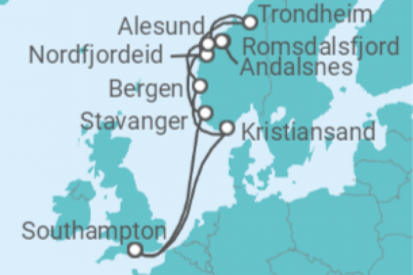 12 Night Norwegian Fjords Cruise On Arcadia Departing From Southampton