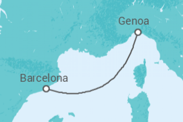 2 Night Mediterranean Cruise On MSC Divina Departing From Barcelona