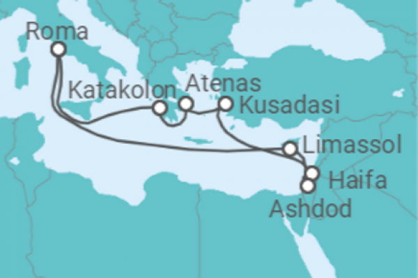 12 Night Eastern Mediterranean Cruise On Celebrity Apex Departing From Civitavecchia Rome