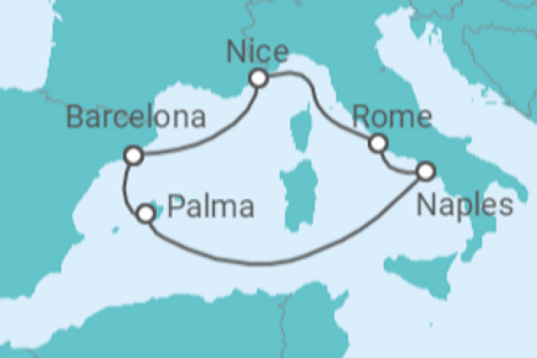 7 Night Mediterranean Cruise On Queen Elizabeth Departing From Barcelona