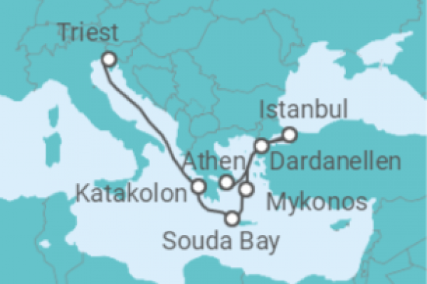 7 Night Greek Islands Cruise On Oosterdam Departing From Piraeus(Athens)