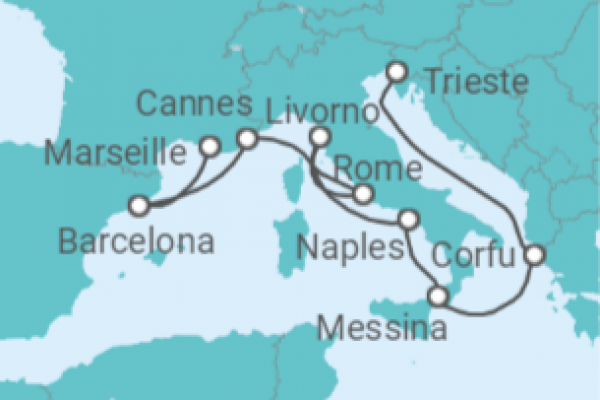 11 Night Mediterranean Cruise On Norwegian Epic Departing From Marseille