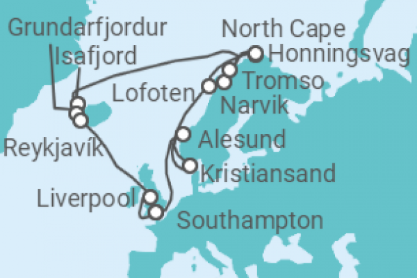 21 Night Norwegian Fjords Cruise On Arcadia Departing From Southampton