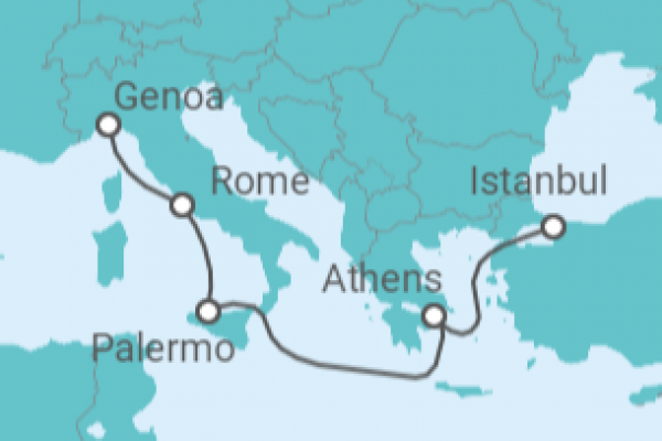 6 Night Mediterranean Cruise On MSC Poesia Departing From Istanbul