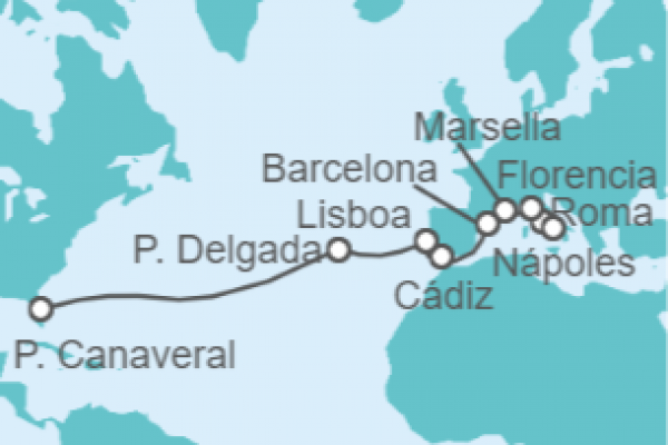 16 Night Transatlantic Cruise On Norwegian Epic Departing From Civitavecchia Rome
