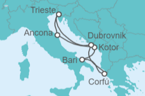 7 Night Eastern Mediterranean Cruise On MSC Fantasia Departing From Trieste