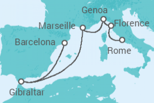 7 Night Mediterranean Cruise On Enchanted Princess Departing From Barcelona