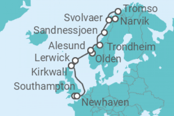 12 Night Norwegian Fjords Cruise On Norwegian Star Departing From Southampton