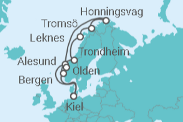 12 Night Norwegian Fjords Cruise On Costa Fascinosa Departing From Kiel