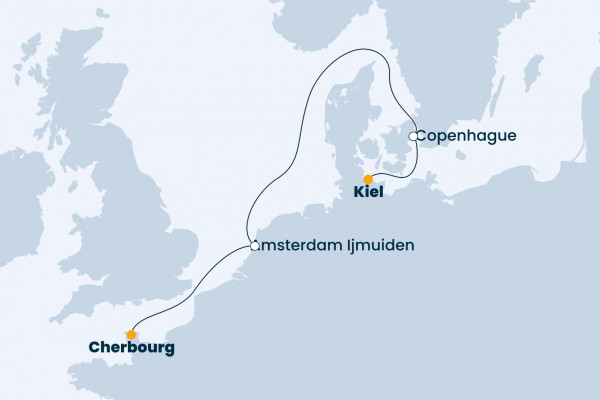 4 Night Northern Europe Cruise On Costa Fascinosa Departing From Kiel