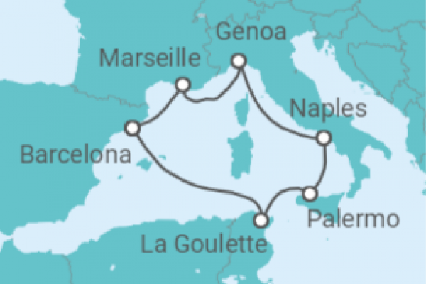 7 Night Mediterranean Cruise On MSC Fantasia Departing From Palermo