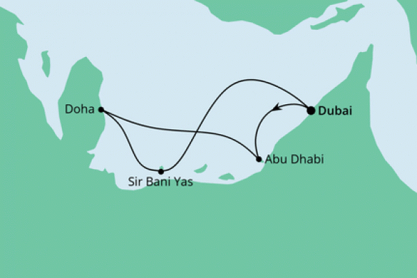 7 Night Middle East Cruise On AIDAcosma Departing From Dubai
