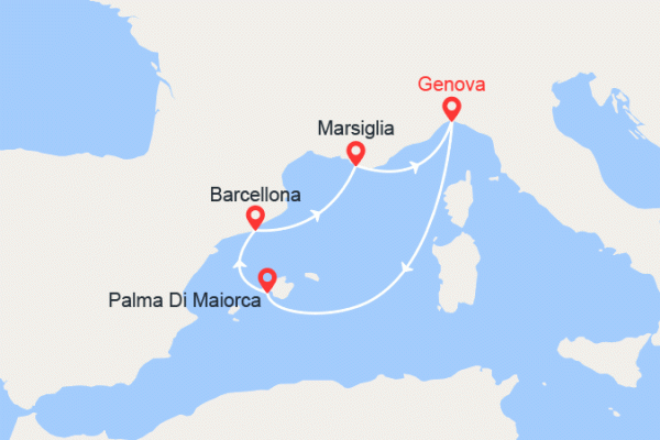 5 Night Mediterranean Cruise On MSC Seaview Departing From Genoa