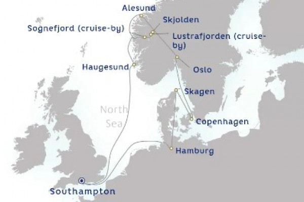 14 Night Norwegian Fjords Cruise On Britannia Departing From Southampton