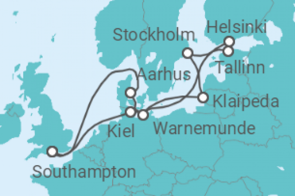 16 Night Baltic Sea Cruise On Aurora Departing From Southampton