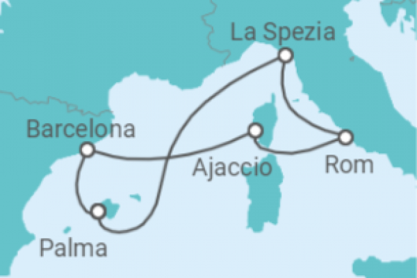 7 Night Mediterranean Cruise On AIDAcosma Departing From Palma de Mallorca