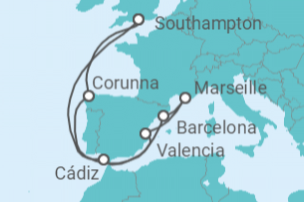 14 Night Mediterranean Cruise On Arvia Departing From Southampton