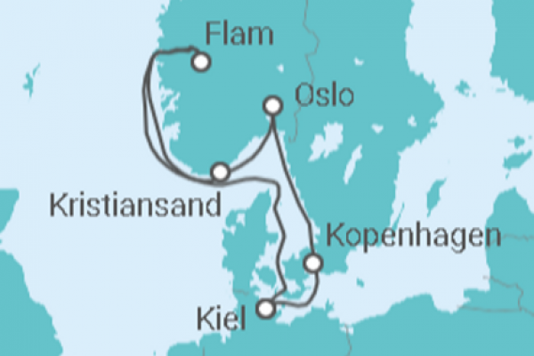 7 Night Norwegian Fjords Cruise On MSC Grandiosa Departing From Copenhagen