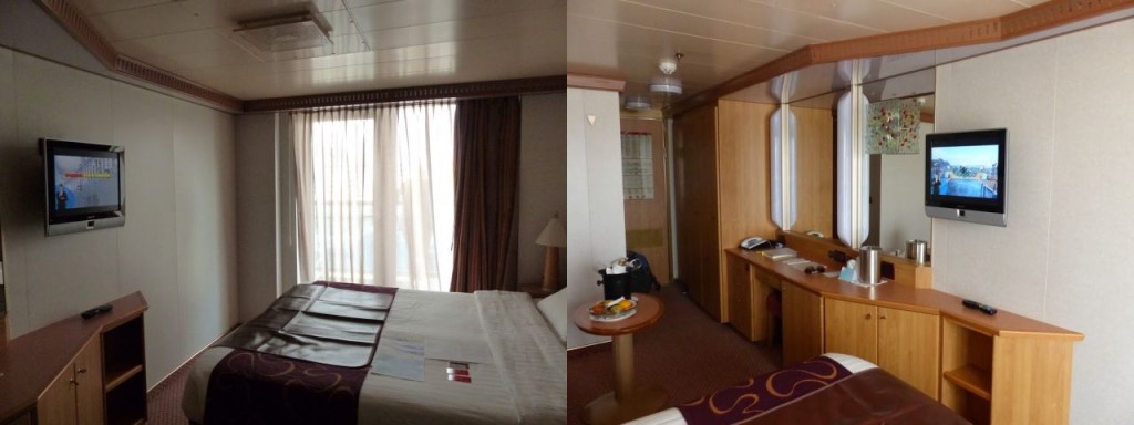 Balcony cabin on Costa Deliziosa cruise ship