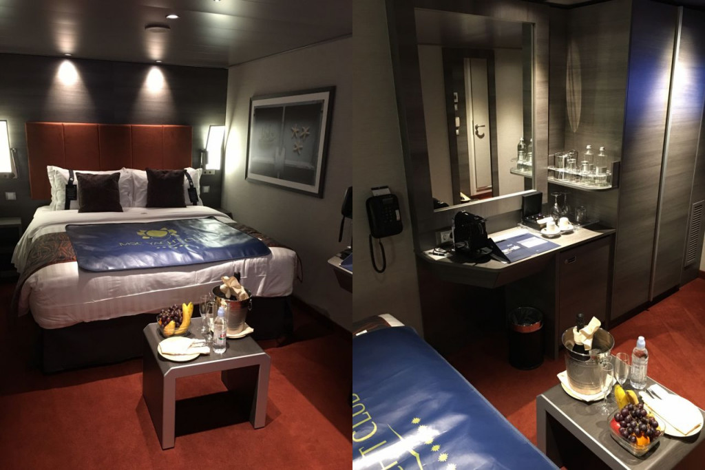 Interior Yacht Club cabins on MSC Meraviglia