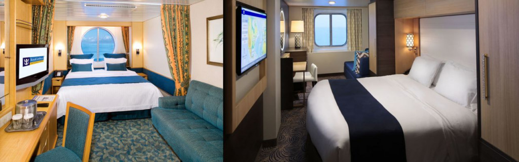 Oceanview cabin on the Navigator of the seas and Anthem of the Seas