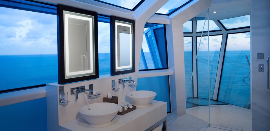 Reflection suite bathroom(Celebrity Cruises)