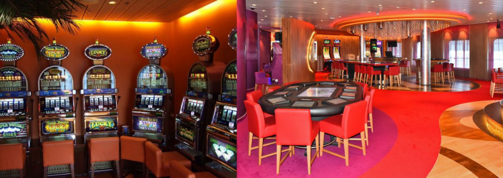 Casino at AIDAbella and AIDAprima cruise ships