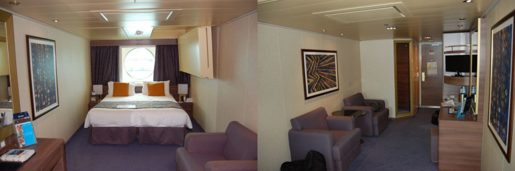 Oceanview cabins on MSC Divina